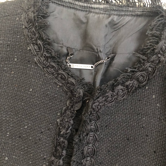 Trina Turk cropped sequins jacket - Picture 6 of 7